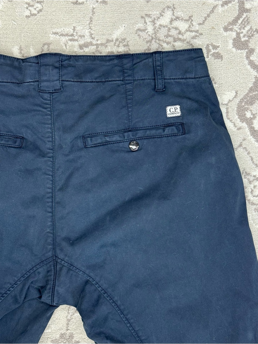 C.P. Company Navy Ergonomic Fit Utility Chinos with Jogger Cuff - Size 46 - Picture 5 of 9